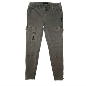 Silver Jean Skinny Cargo Pants